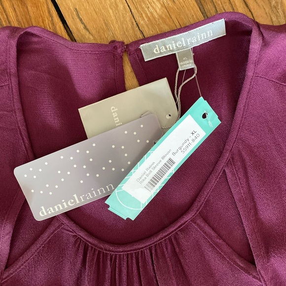 Daniel Rainn Burgundy Blouse - Picture 5 of 7